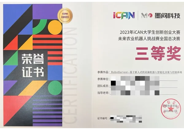 竞赛证书：ican-01